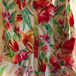 Ralph Lauren x lg floral blouse